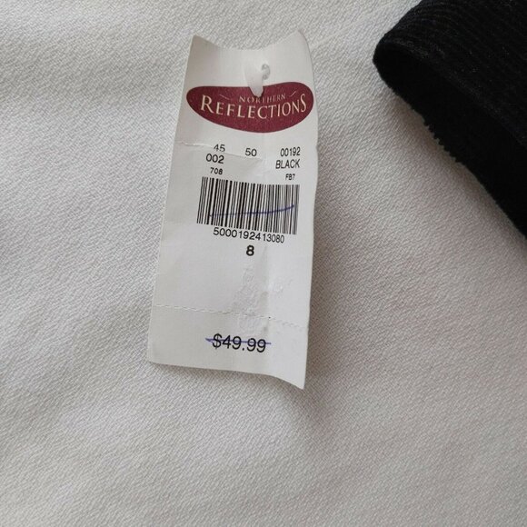 Northern Reflections Corduroy Pants Women's Weekend Cords Size 8 Dark Academia - Picture 3 of 5